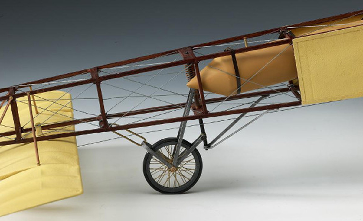 希少 ブレリオX1 模型 飛行機 木製模型